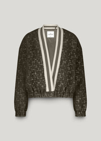 Jacquard Bomber Jacket
