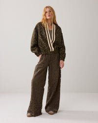 Jacquard Bomber Jacket