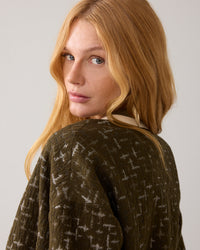 Jacquard Bomber Jacket