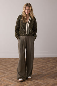 Jacquard Bomber Jacket