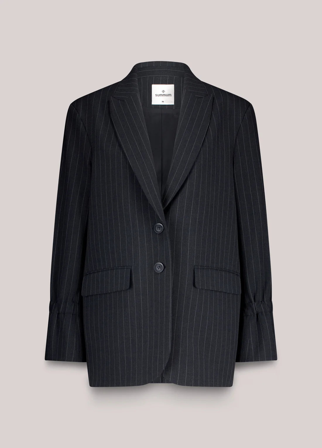 Pinstripe Boyfriend Blazer