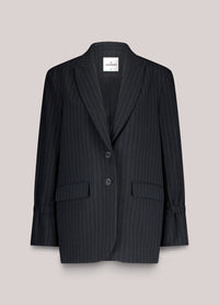 Pinstripe Boyfriend Blazer