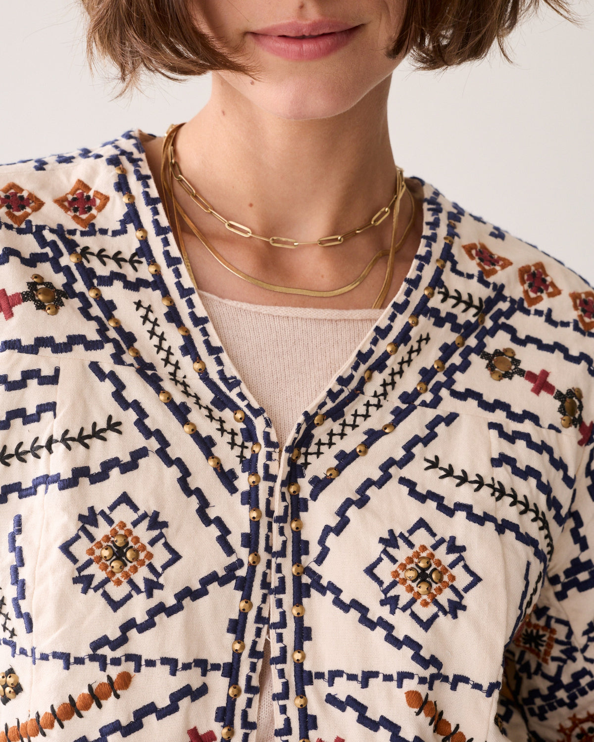 Jacket Geo Embro