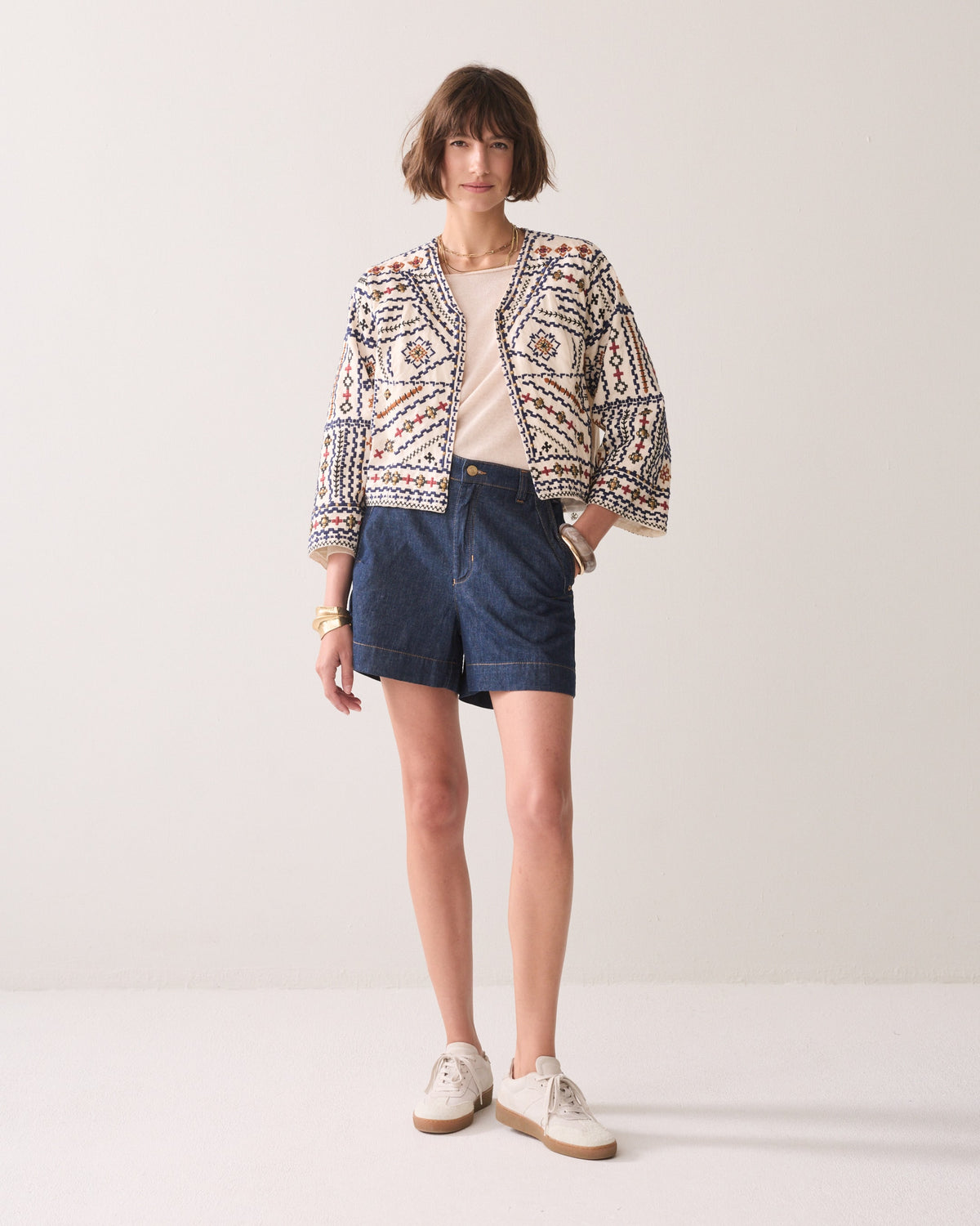 Jacket Geo Embro