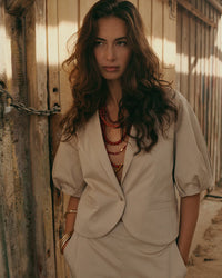 Short-sleeved Blazer