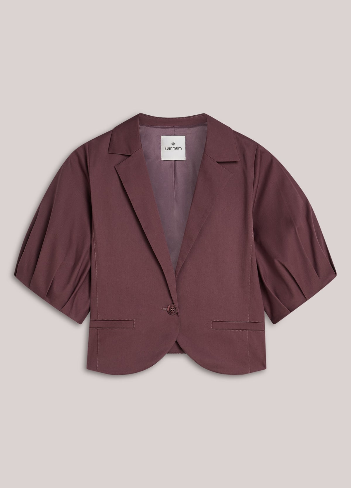 Short-sleeved Blazer