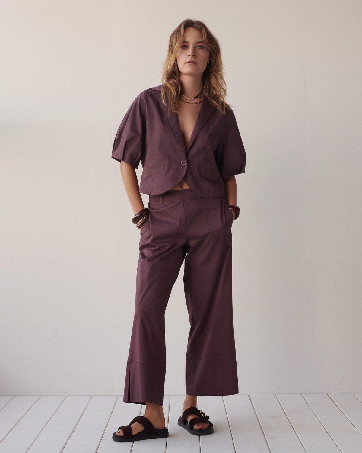 Short-sleeved Blazer