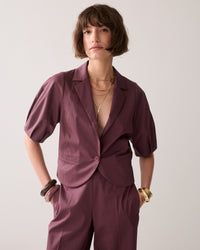 Short-sleeved Blazer
