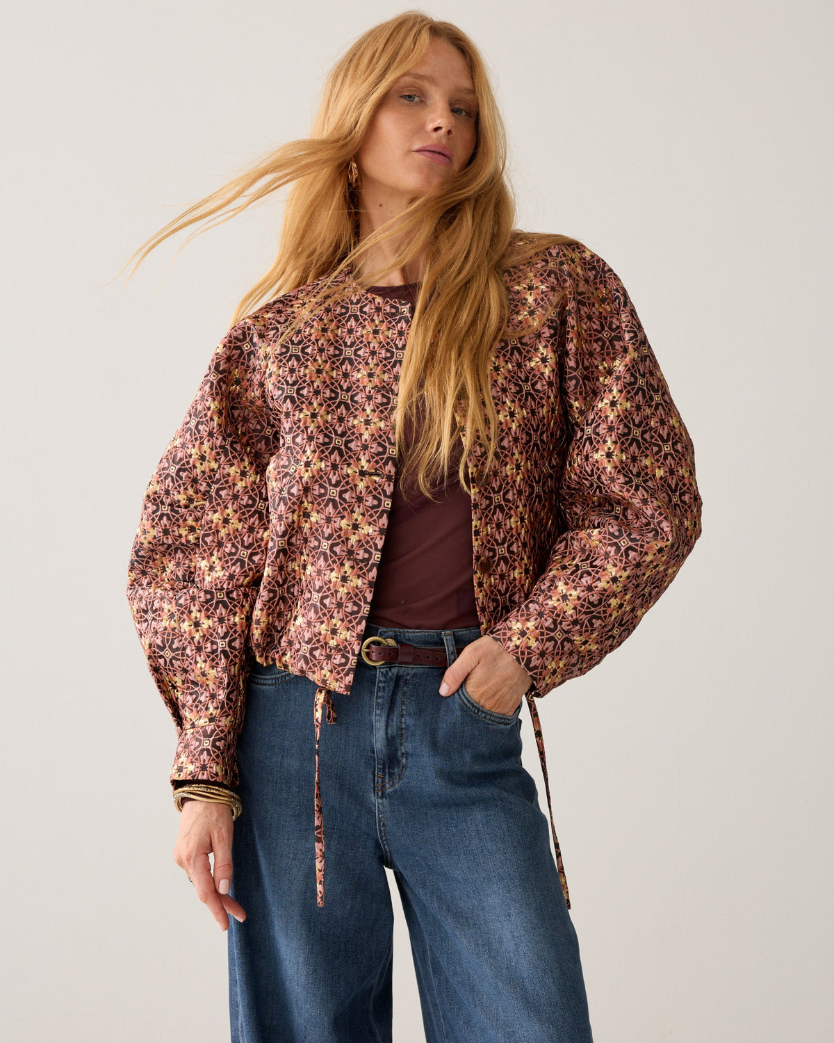 Summum Jacket Jacquared Lurex