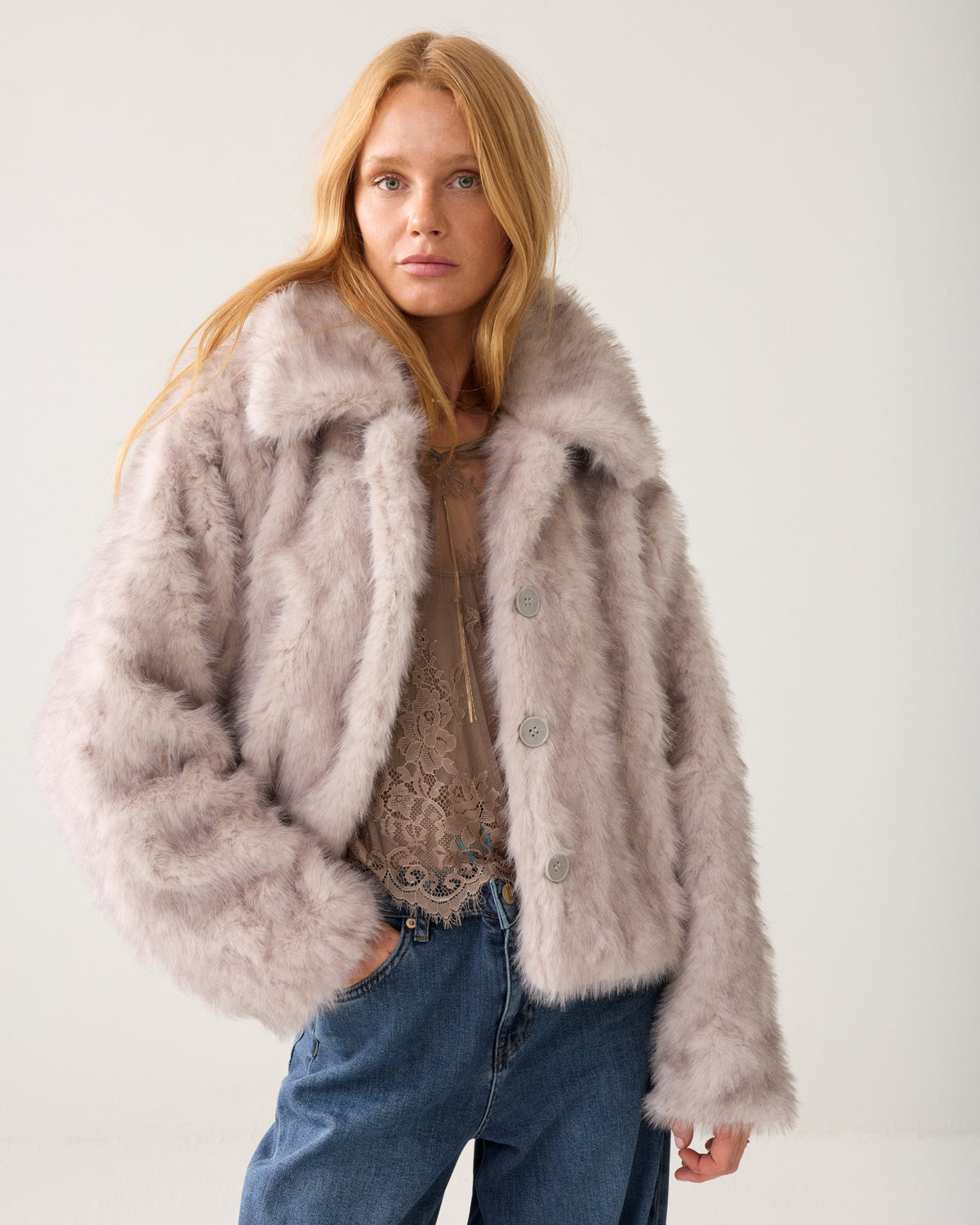 Summum Jacket Soft faux fur