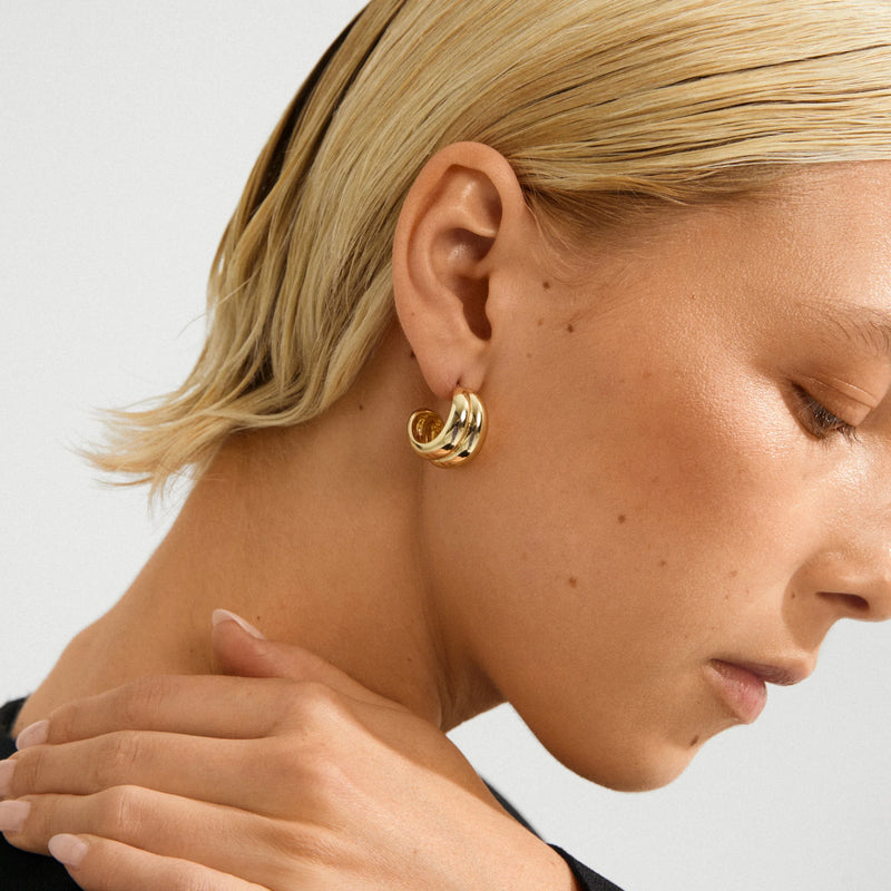 Miko Earring Gold Plated