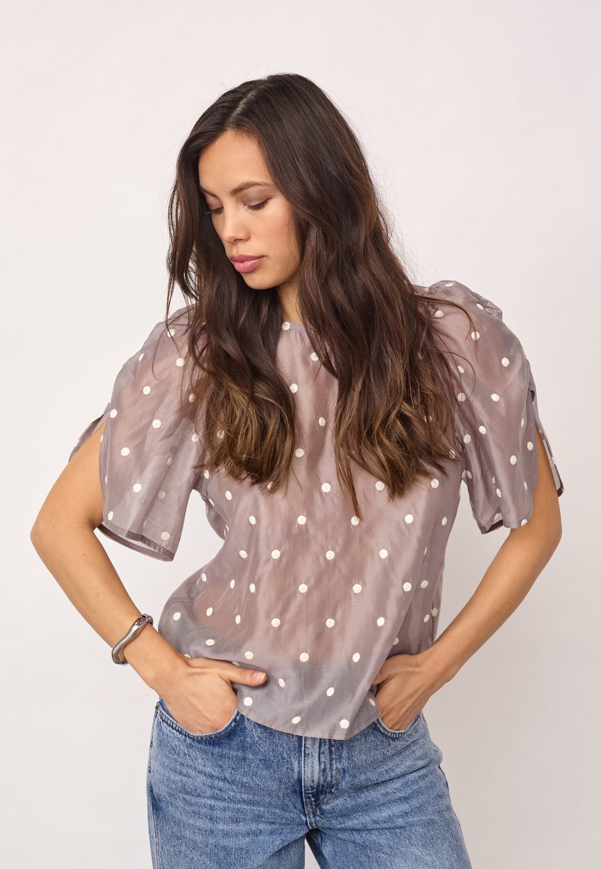 DitaCC Dot SS Blouse