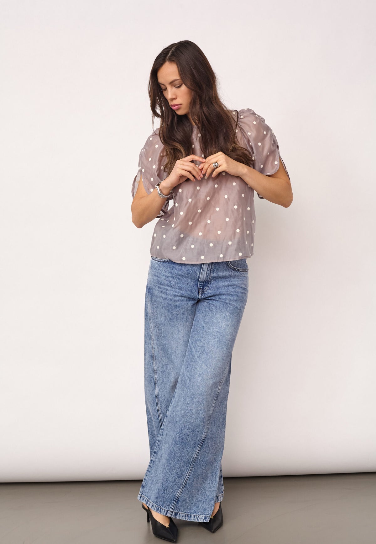 DitaCC Dot SS Blouse