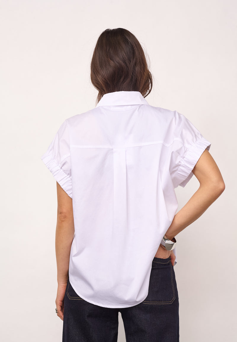 Co'Couture PoppyCC Elastic Cuff SS Shirt