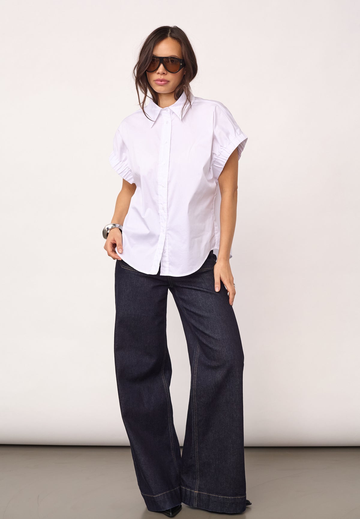 Co'Couture PoppyCC Elastic Cuff SS Shirt