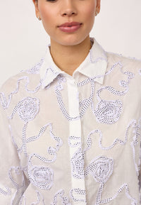 Co'Couture ElricCC Flower SS Shirt