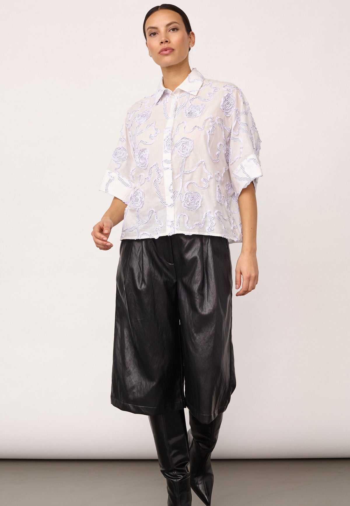 Co'Couture ElricCC Flower SS Shirt