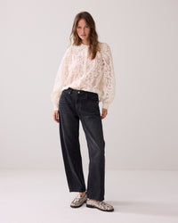 Sheer Lace Blouse