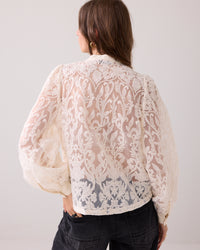 Sheer Lace Blouse