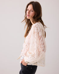 Sheer Lace Blouse