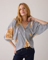 Blouse with Unique Print