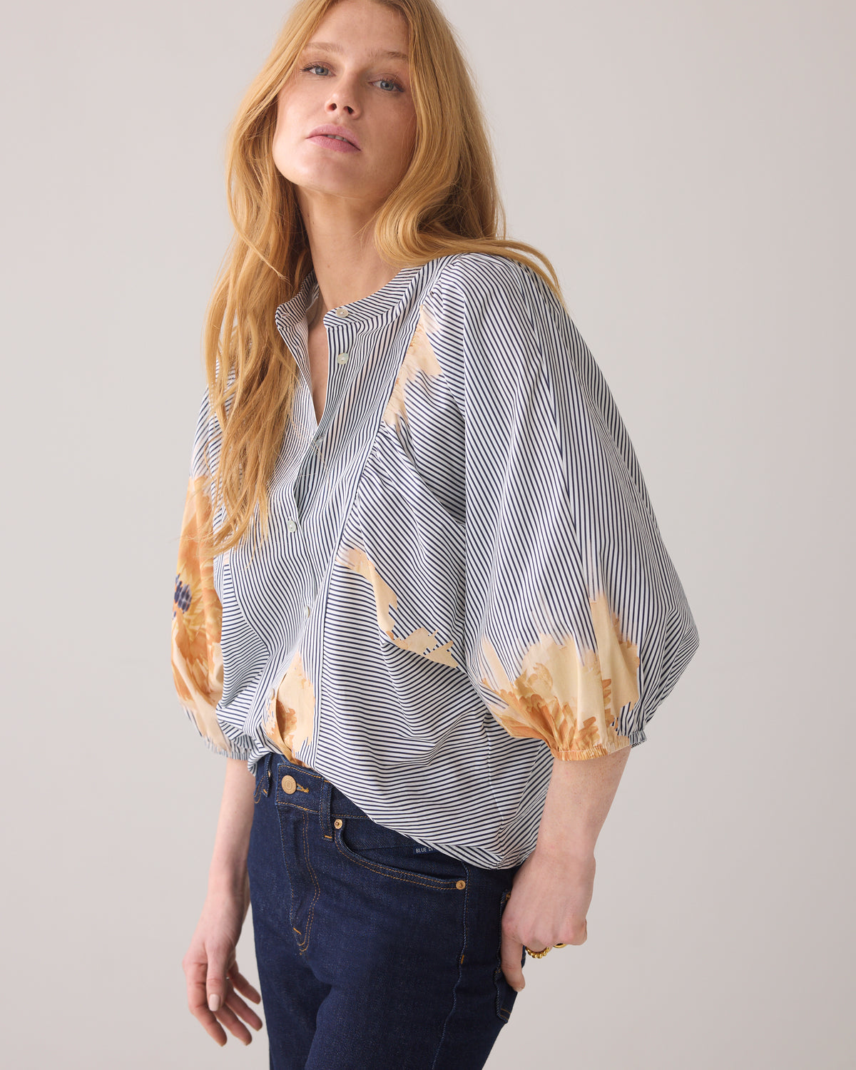 Blouse with Unique Print