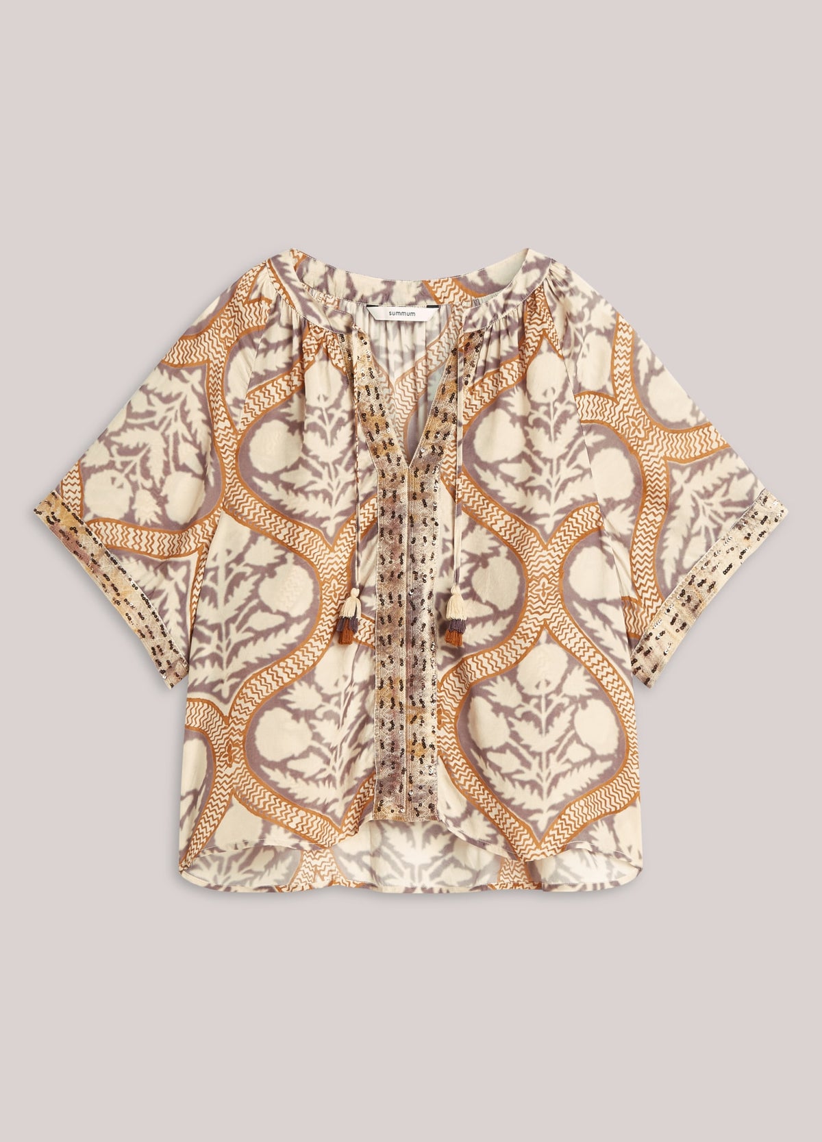 Art Deco Viscose Top