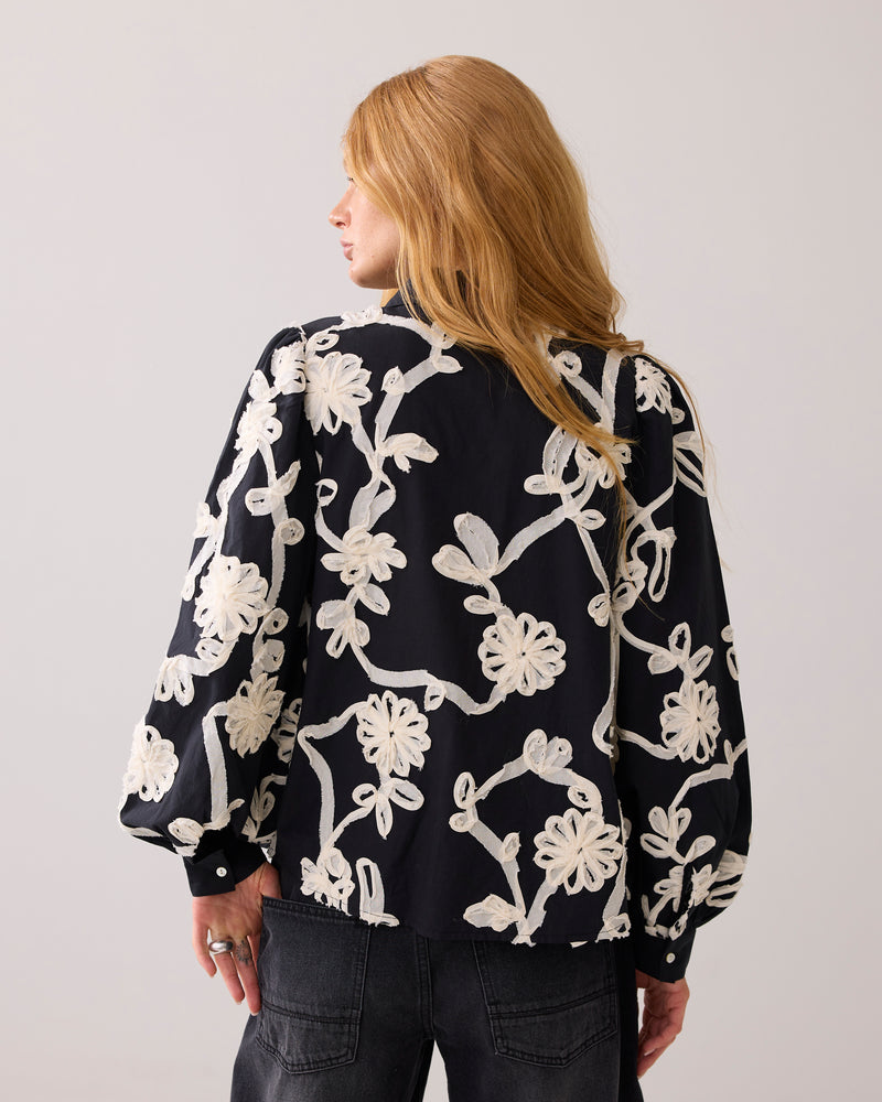 Flower Tape Blouse