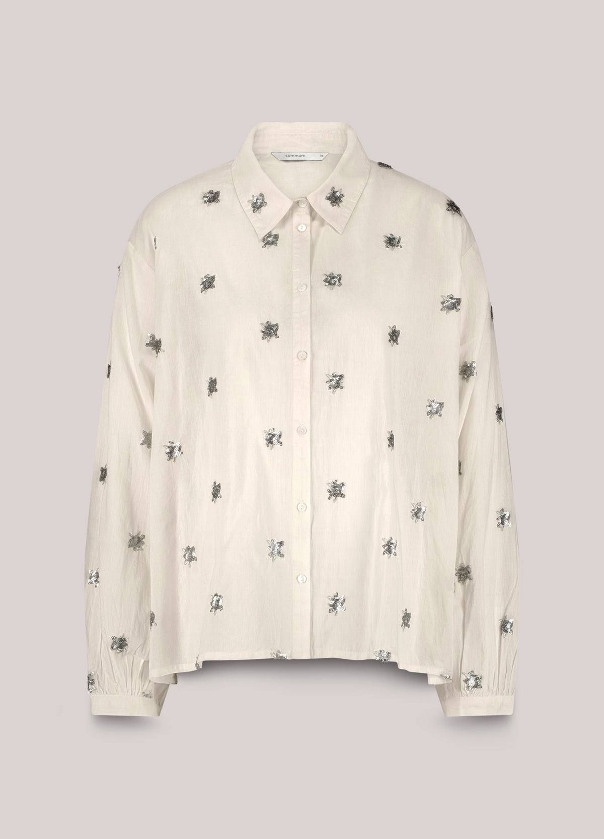 A-line Blouse with Sequins