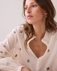 A-line Blouse with Sequins