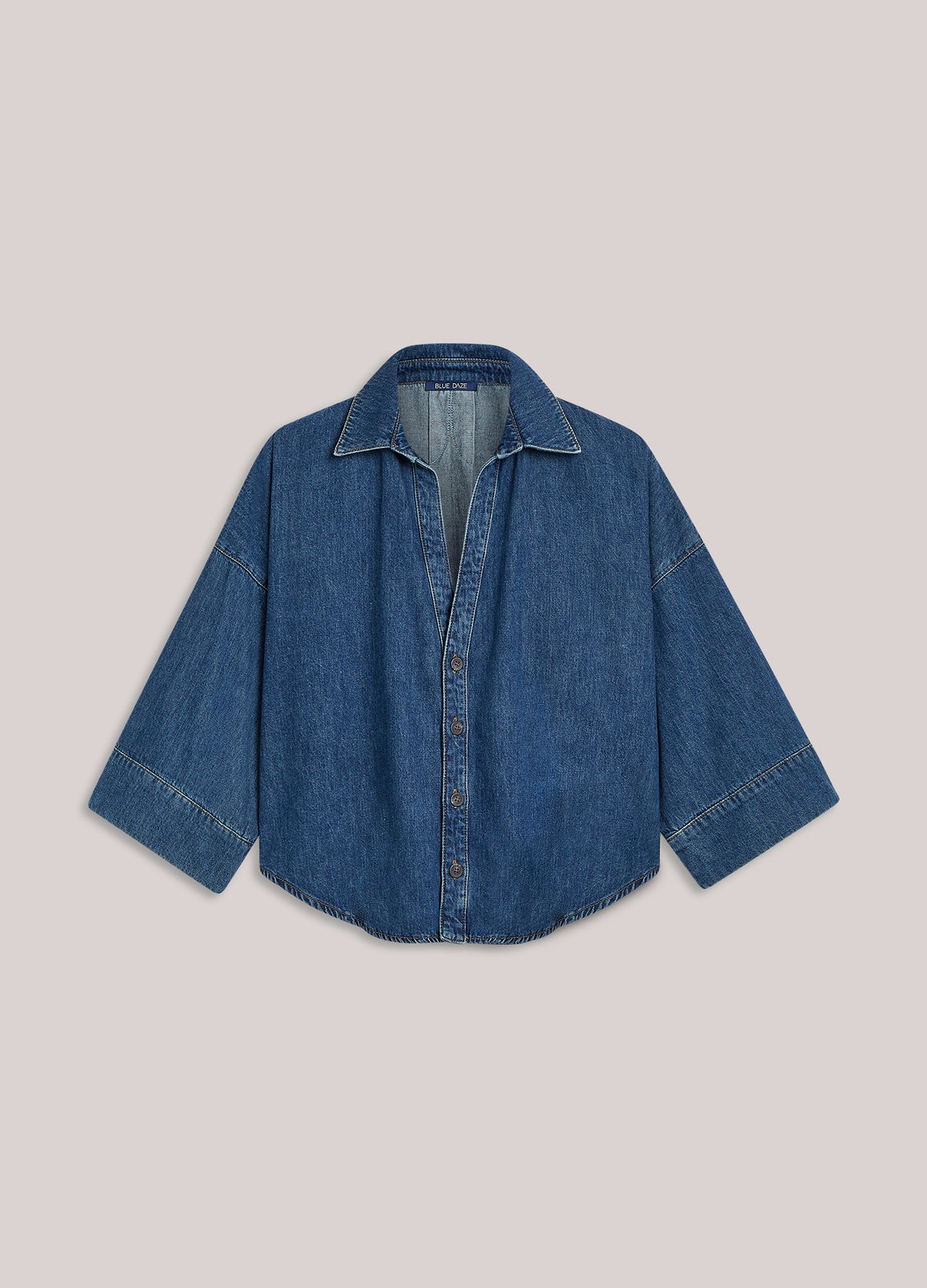 Denim Kimono Blouse