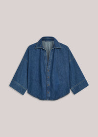 Denim Kimono Blouse