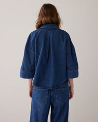 Denim Kimono Blouse