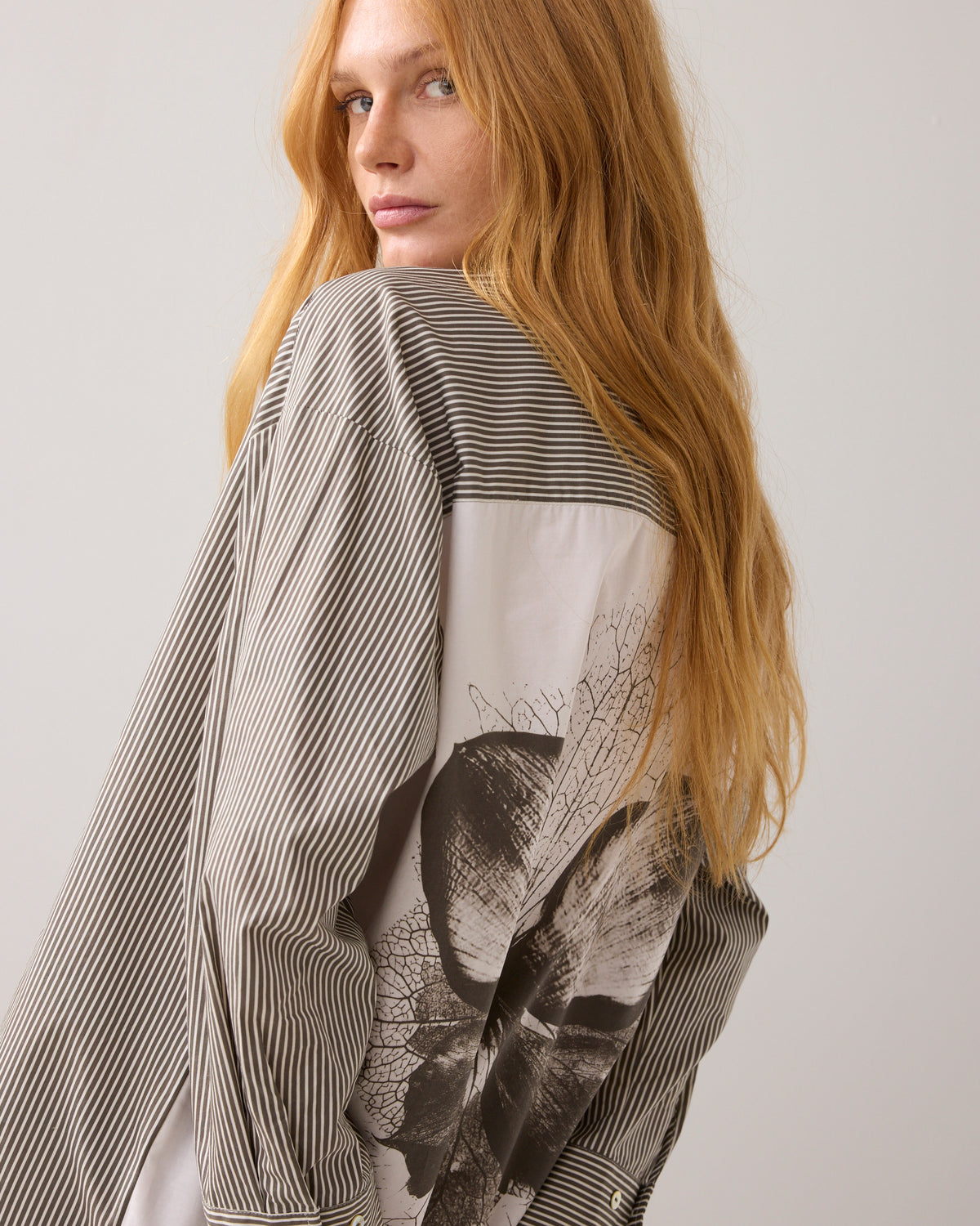 Big Flower Shirt in Print Mix