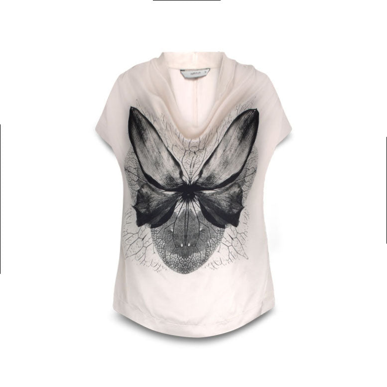 Butterfly Print Blouse