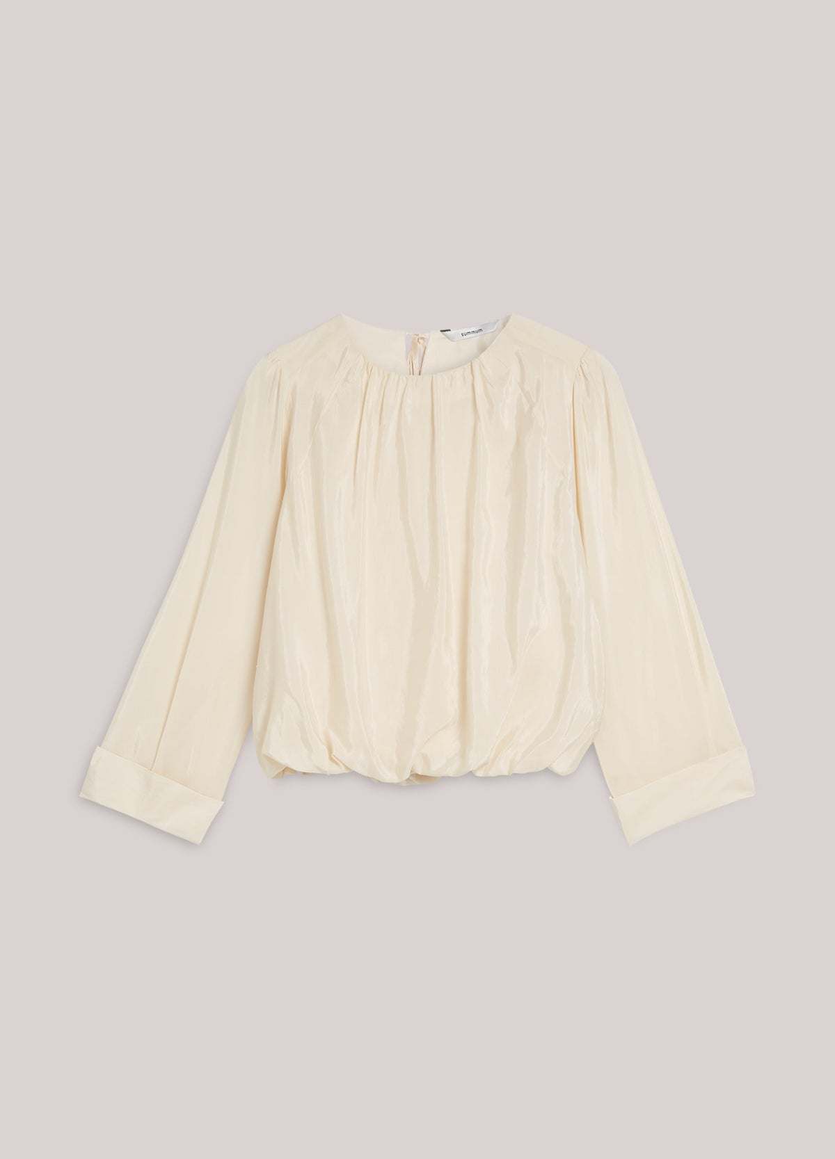 Pleated Top with Sheen
