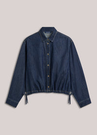 Summum Denim blouse Light Cotton twill