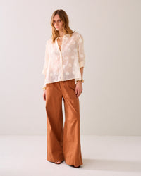 A-line Blouse with 3D Dots