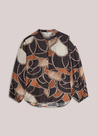 Loose-fitting Blouse with Print