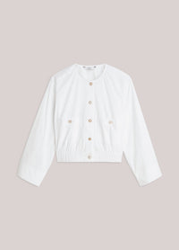 Crispy Poplin Blouse Jacket