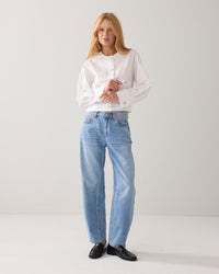 Crispy Poplin Blouse Jacket