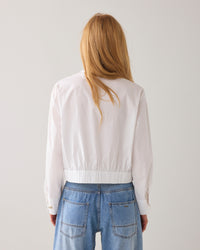 Crispy Poplin Blouse Jacket