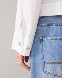 Crispy Poplin Blouse Jacket