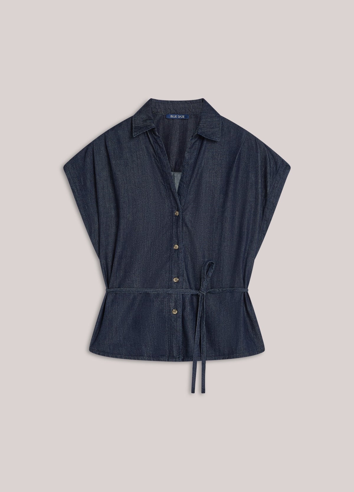 Blouse in Rinse Wash