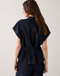 Blouse in Rinse Wash