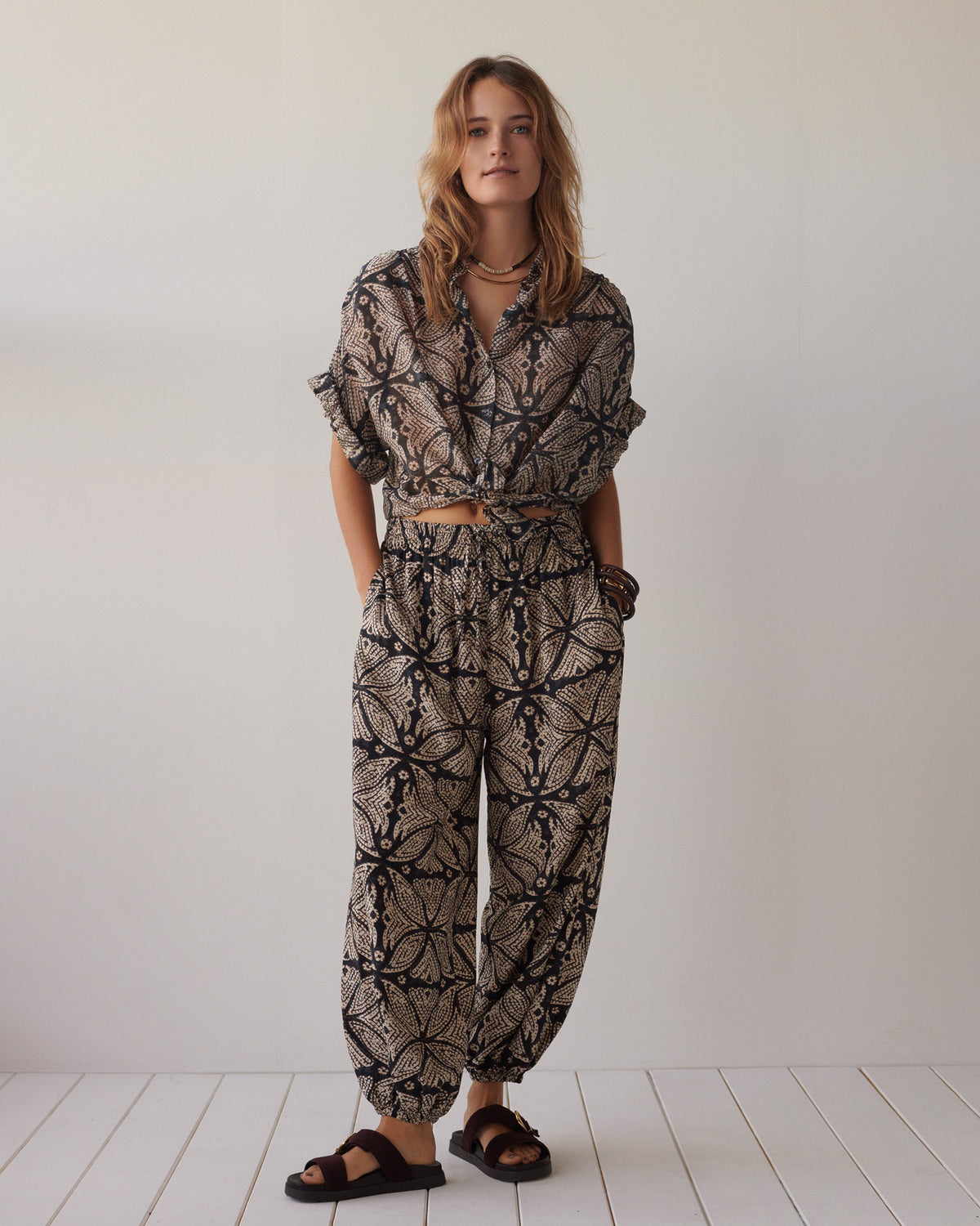 Wear-your-way Blouse with Print