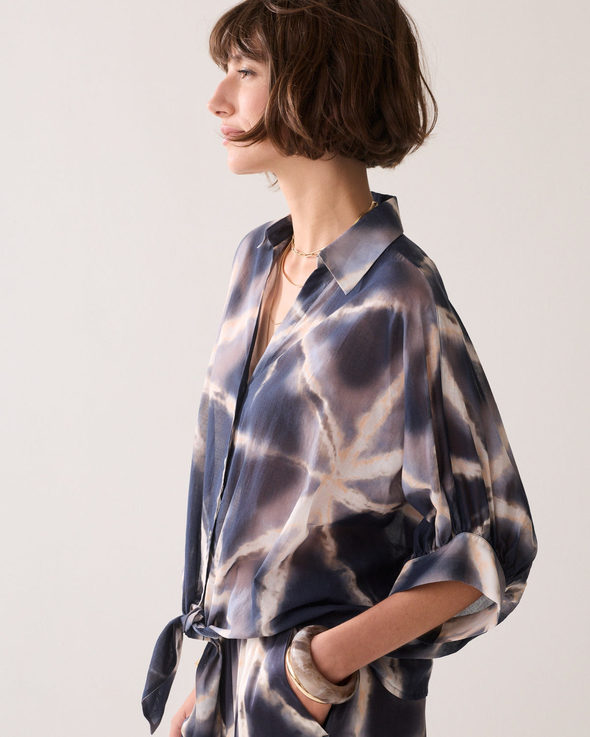 Blouse Tie Dye Cotton