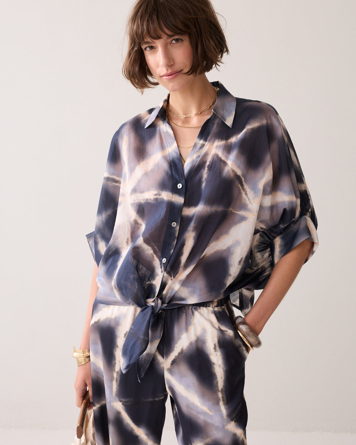 Blouse Tie Dye Cotton