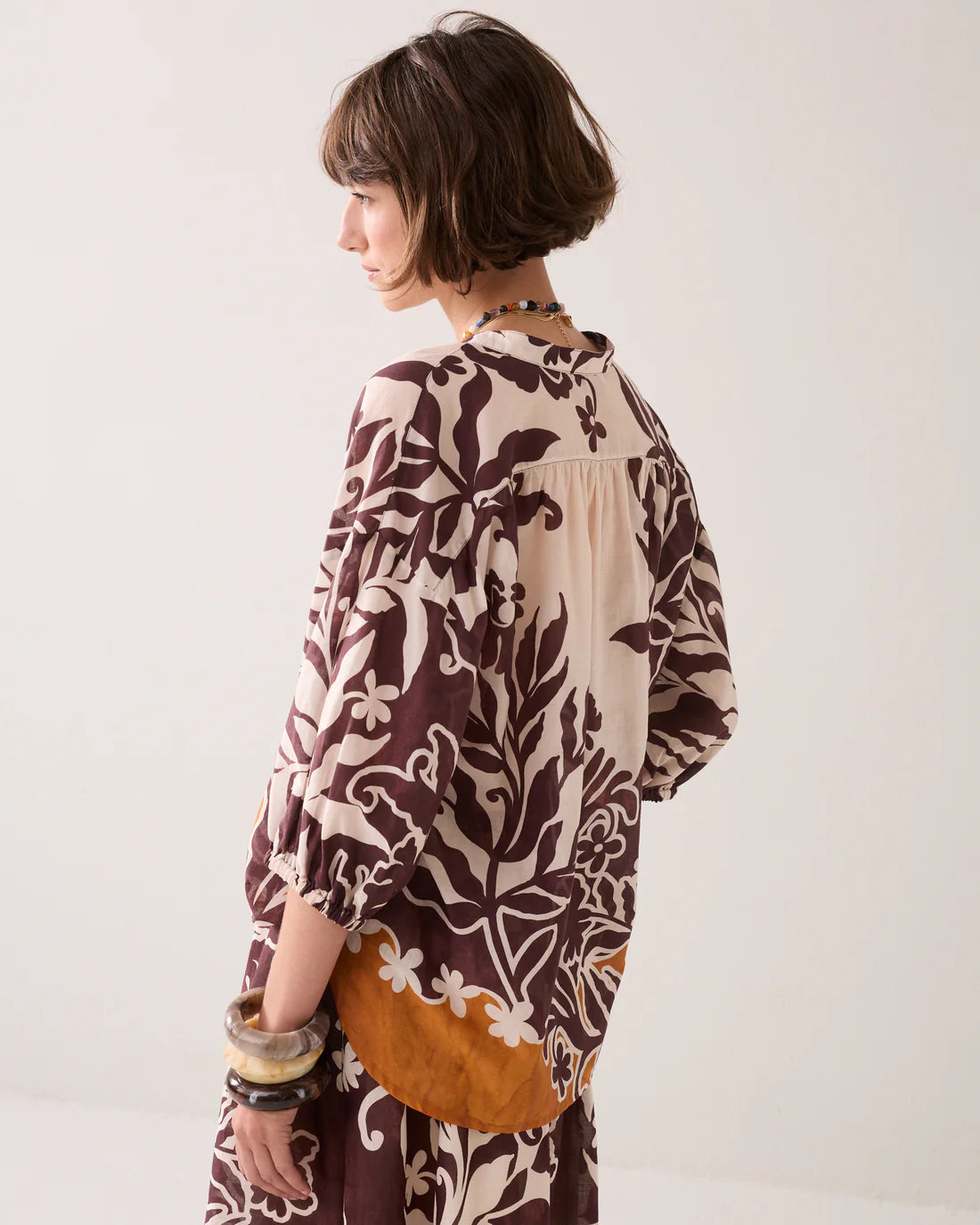 Cotton blouse with Unique Print