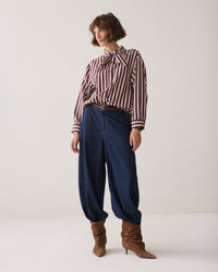 Summum Blouse Two tone stripe